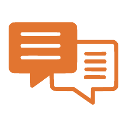 chat boxes icon