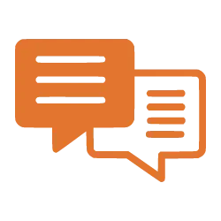 chat boxes icon